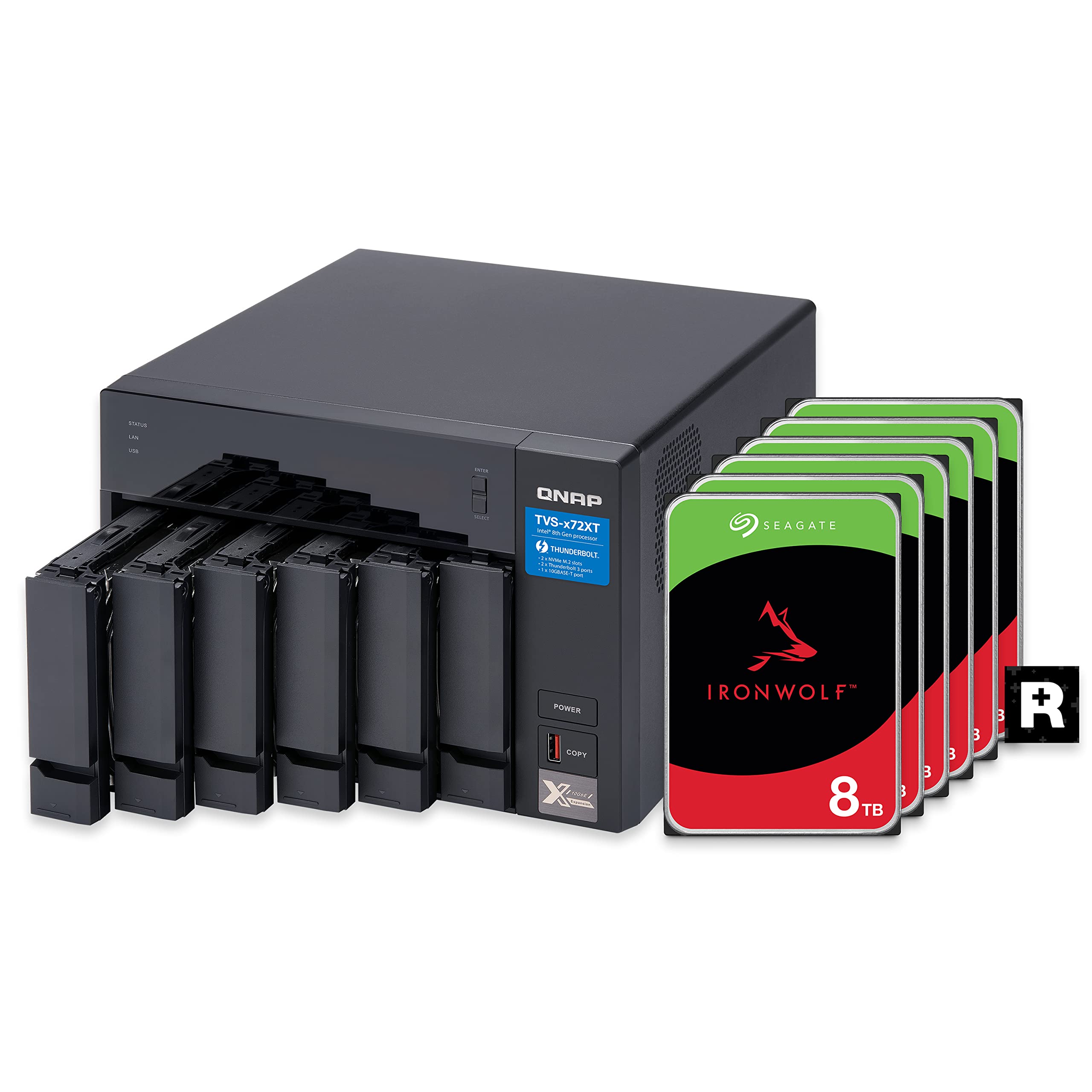 Amazon.com: QNAP 6 Bay Thunderbolt NAS with 40TB Storage